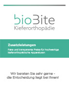 BioBite - Kieferorthopädie - Zusatzleistungen